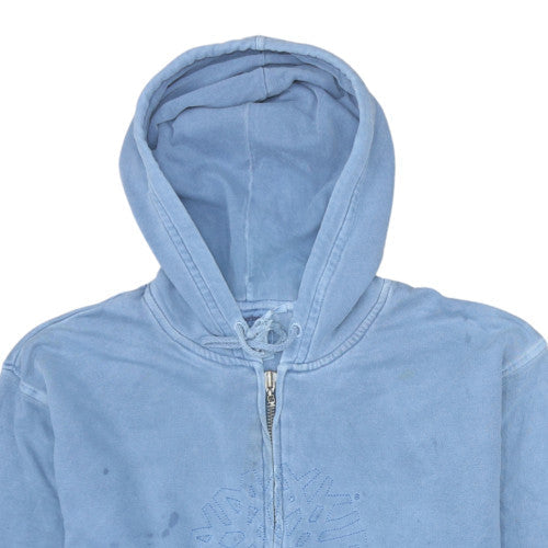 Mens UK Size L Timberland Blue Full Zip Hoodie
