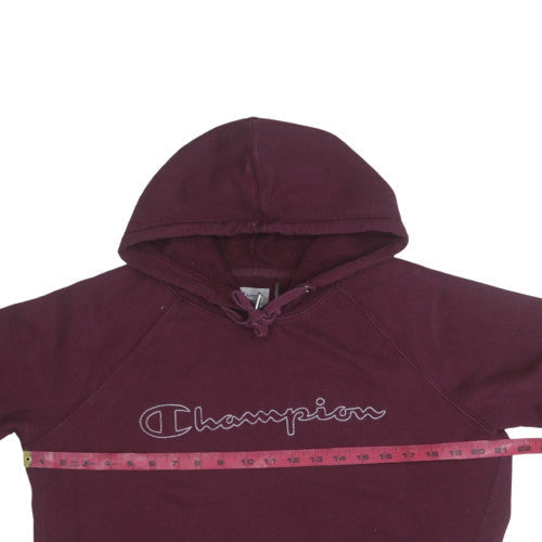 Mens UK Size L Champion Red Pullover Hoodie