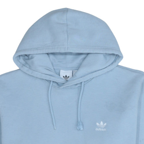 Mens UK Size L adidas Blue Pullover Hoodie