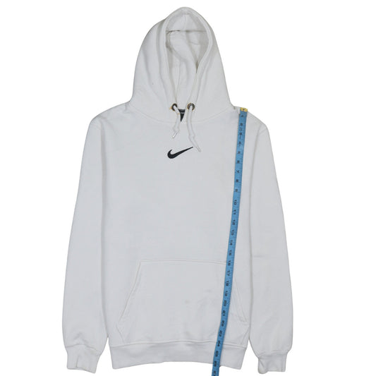 Mens UK Size M Nike White Pullover Hoodie