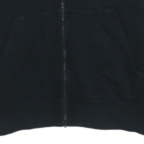 Mens UK Size XS Nike Black Full Zip Hoodie