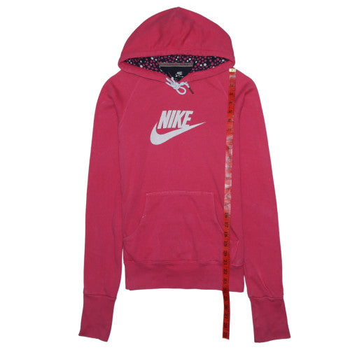 Womens UK Size M Nike Pink Pullover Hoodie