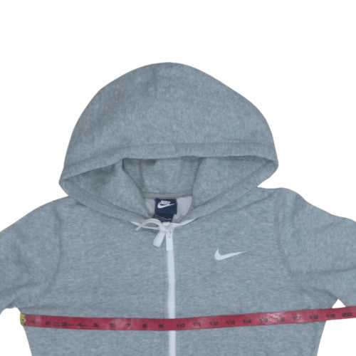 Mens UK Size S Nike Grey Full Zip Hoodie