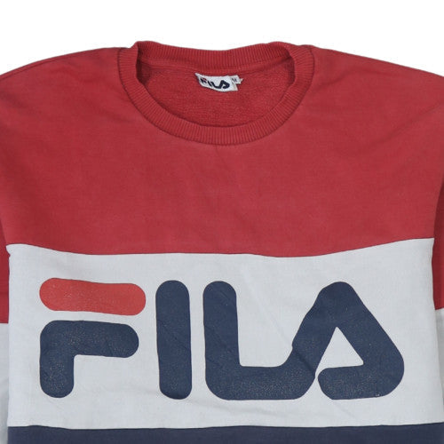 Mens UK Size M FILA Multicoloured Pullover Sweatshirt