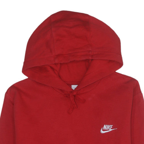 Mens UK Size S Nike Red Pullover Hoodie