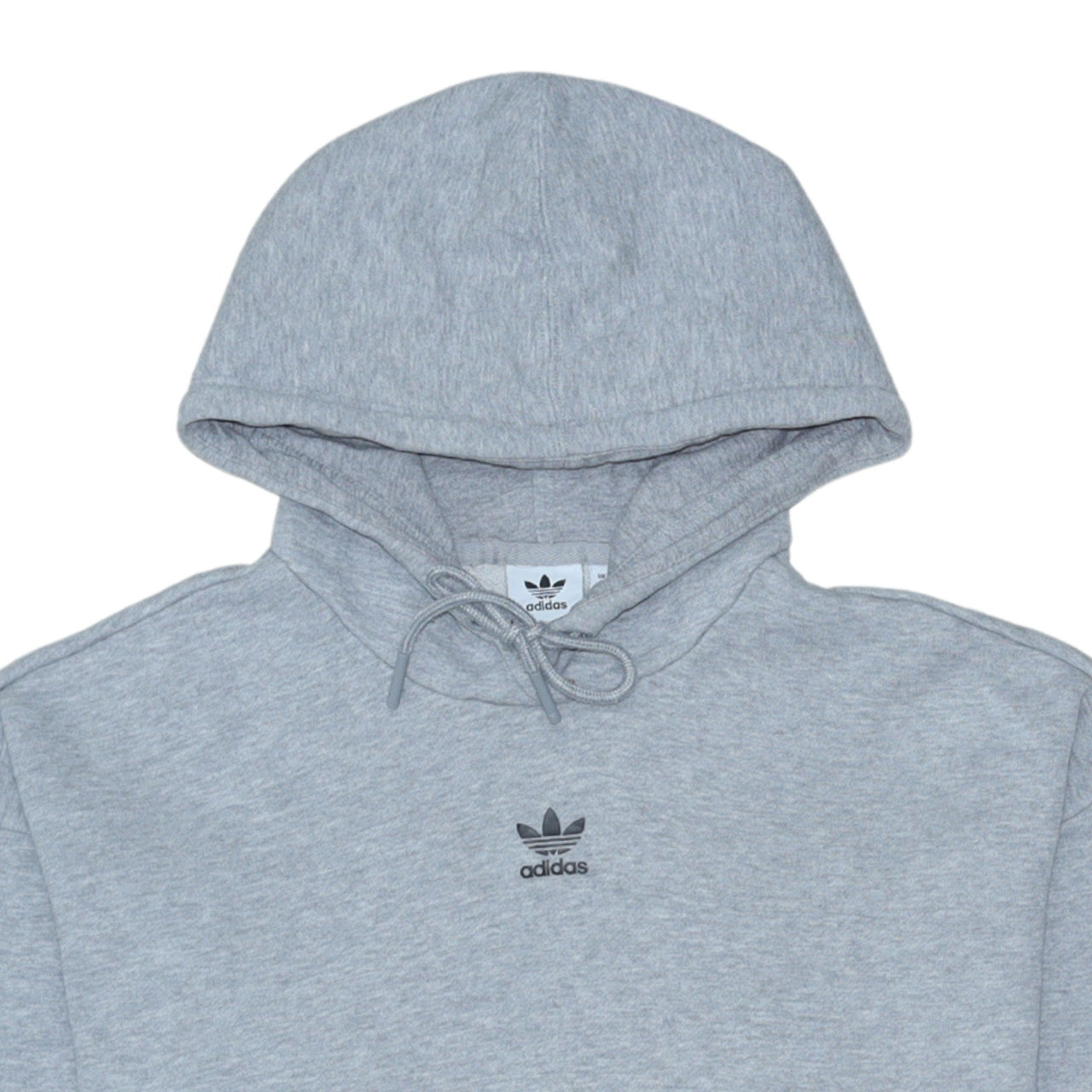 Womens UK Size 8 adidas Grey Pullover Hoodie