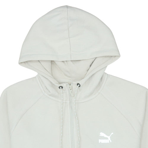 Mens UK Size M PUMA Beige Full Zip Hoodie