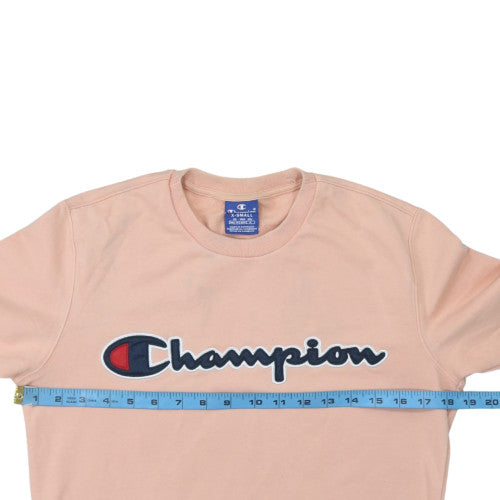 Womens UK Size XS Champion Pink Pullover Sweatshirt