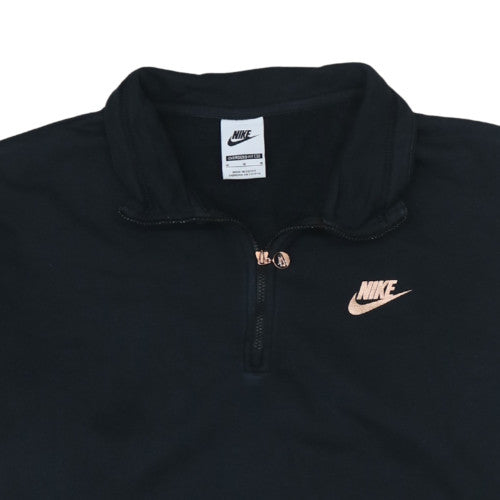 Womens UK Size M Nike Black Pullover Sweatshirt