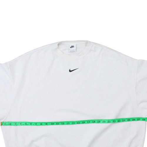 Womens UK Size XS Nike White Pullover Sweatshirt