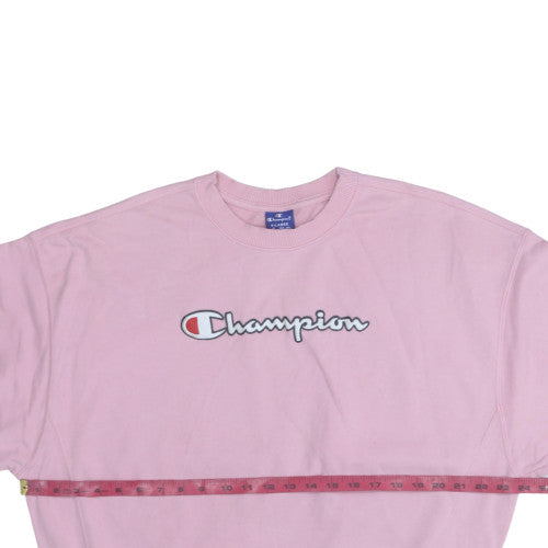 Womens UK Size XL Champion Pink Pullover Sweatshirt