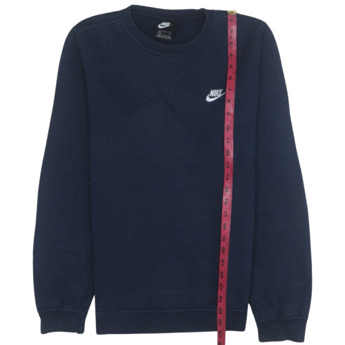 Mens UK Size M Nike Blue Pullover Sweatshirt