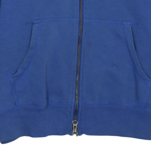 Mens UK Size XL Nike Blue Full Zip Hoodie