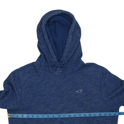Mens UK Size L Hollister Blue Pullover Hoodie