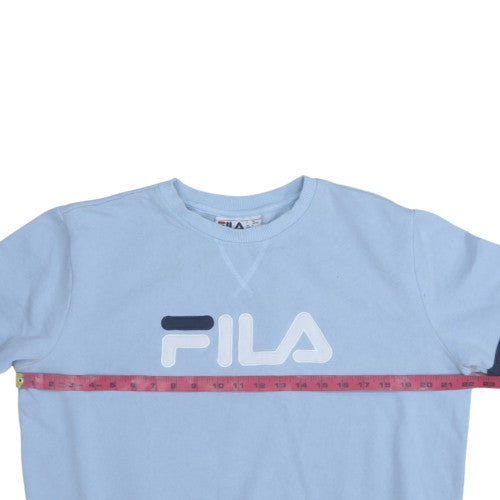 Womens UK Size L FILA Blue Pullover Sweatshirt