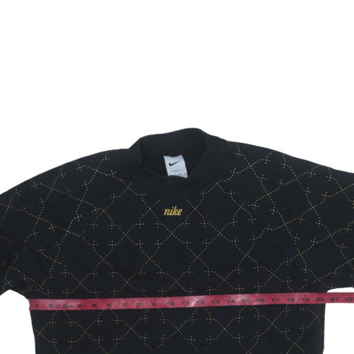 Womens UK Size XS Nike Black Pullover Sweatshirt