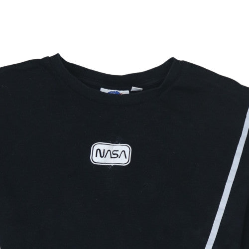Womens UK Size 10/12 NASA Black Pullover Sweatshirt