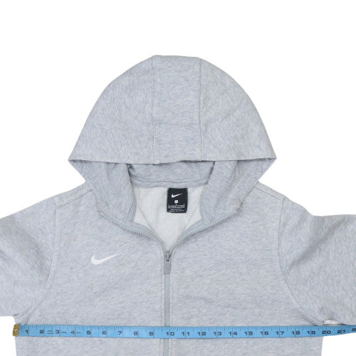 Boys UK Size 12-13 Years Nike Grey Full Zip Hoodie