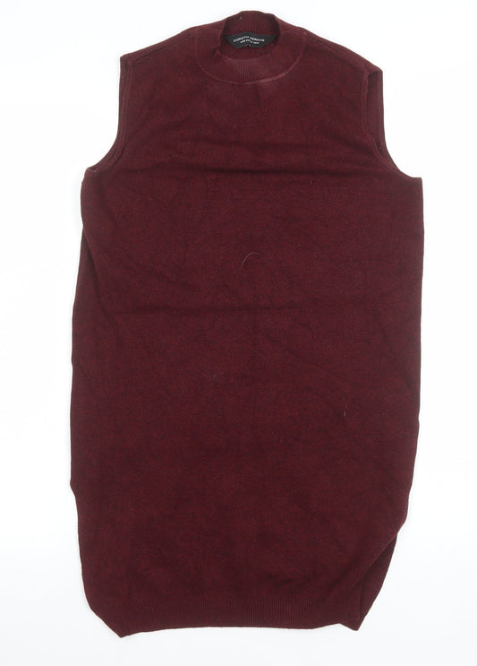 Womens UK Size 10 Dorothy Perkins Red Basic Tank