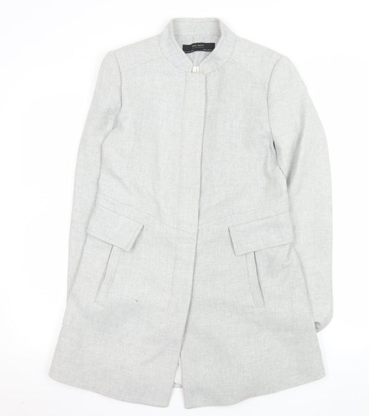 Womens UK Size 12 Zara Grey Overcoat