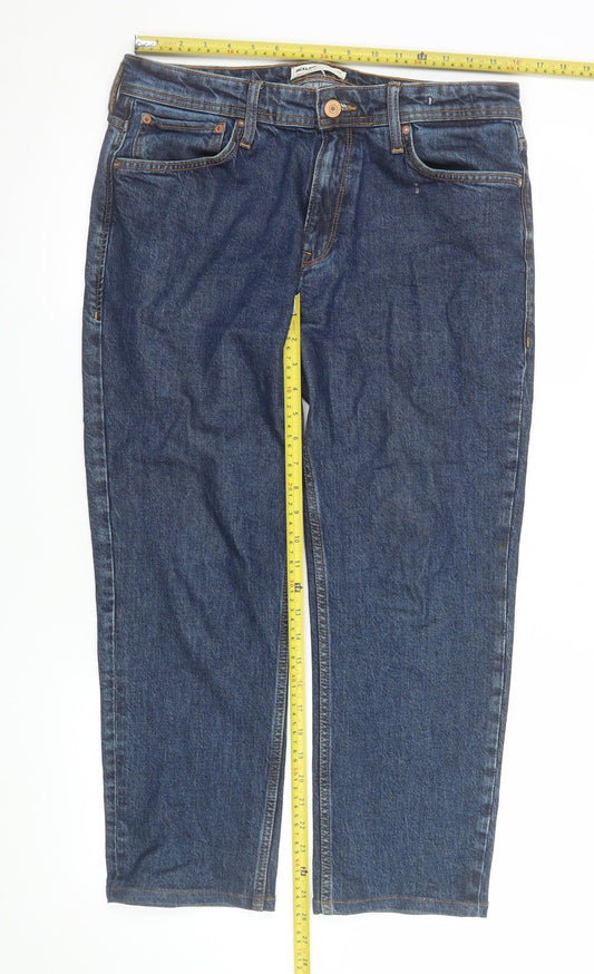 Mens UK Size M JACK & JONES Regular Fit Straight Jeans