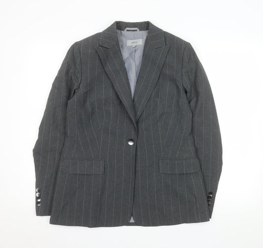 Womens UK Size 12 Marks and Spencer Regular Grey Blazer