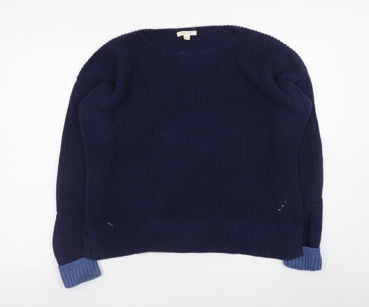 Womens UK Size 14 White Stuff Blue Pullover Jumper