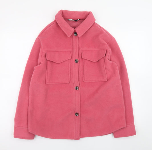 Womens UK Size S F&F Pink Basic Jacket