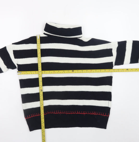 Womens UK Size 8 Crew Clothing Company Blue Pullover Jumper