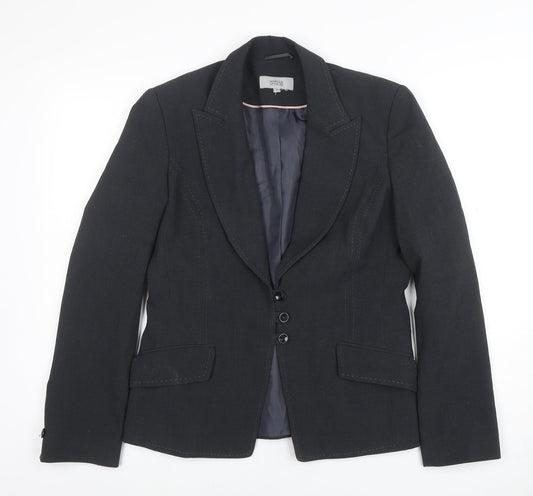 Womens UK Size 12 Marks and Spencer Regular Black Blazer