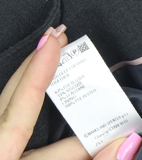 Womens UK Size 12 Marks and Spencer Regular Black Blazer
