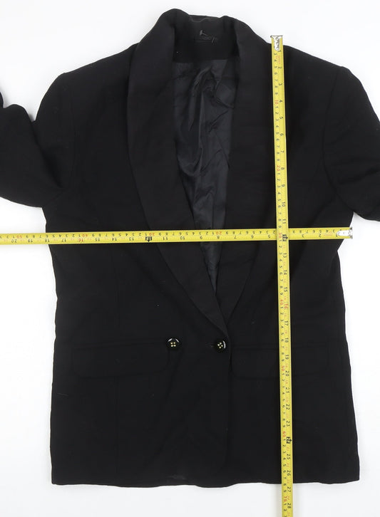 Womens UK Size 12 Viyella Regular Black Blazer
