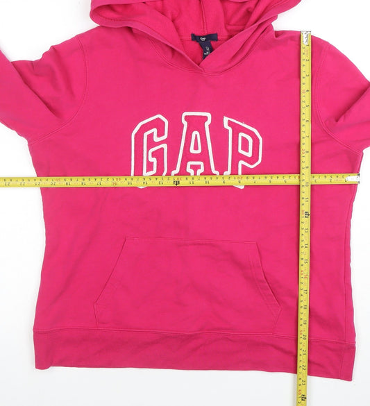Womens UK Size L Gap Pink Pullover Hoodie
