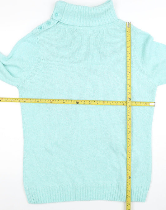 Womens UK Size L Isle Blue Pullover Jumper