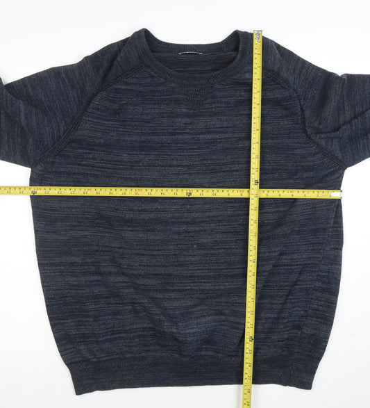 Mens UK Size XL Easy Blue Pullover Jumper