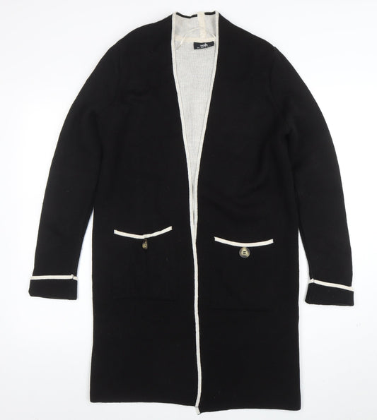 Womens UK Size S Wallis Black Cardigan Jumper
