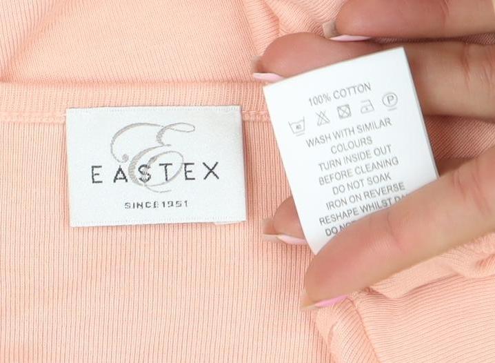 Womens UK Size L Eastex Pink Basic T-Shirt