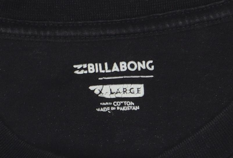 Mens UK Size L Billabong Black T-Shirt