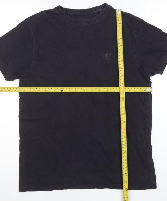 Police 883 Men's Black Short Sleeve Crew Neck Cotton T-Shirt Size S