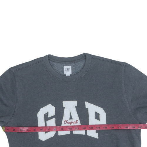 Mens UK Size S Gap Grey Pullover Sweatshirt