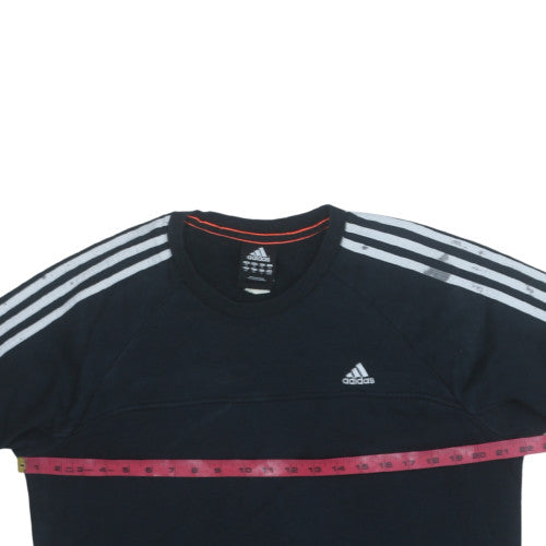 Mens UK Size M adidas Black Pullover Sweatshirt