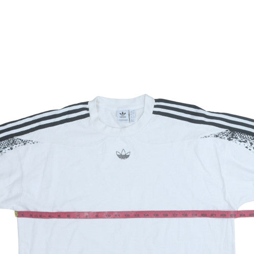 Womens UK Size 12 adidas White Pullover Sweatshirt