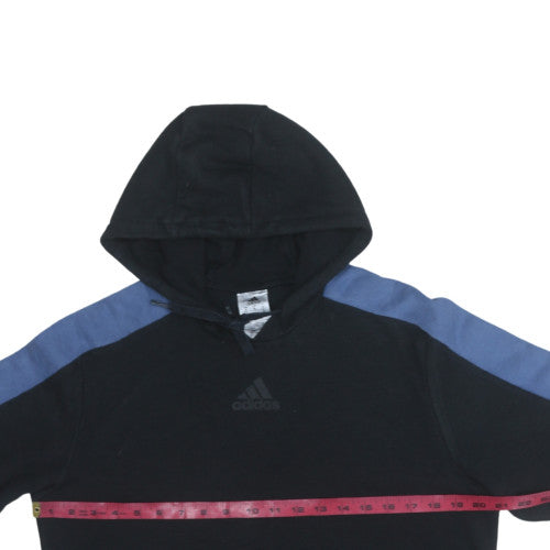 Mens UK Size M adidas Black Pullover Hoodie