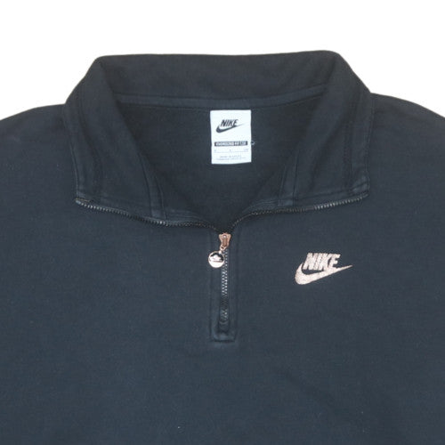 Womens UK Size S Nike Black Pullover Sweatshirt