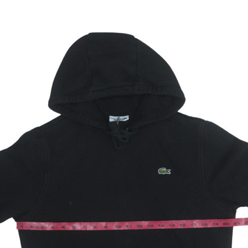 Mens UK Size M Lacoste Black Pullover Hoodie