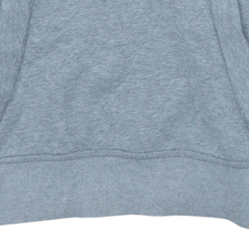 Mens UK Size L Hollister Grey Henley Hoodie