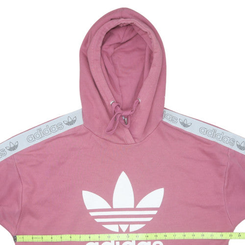 Womens UK Size 16 adidas Pink Pullover Hoodie