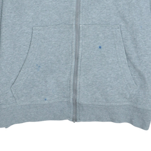 Mens UK Size M Nike Grey Full Zip Hoodie