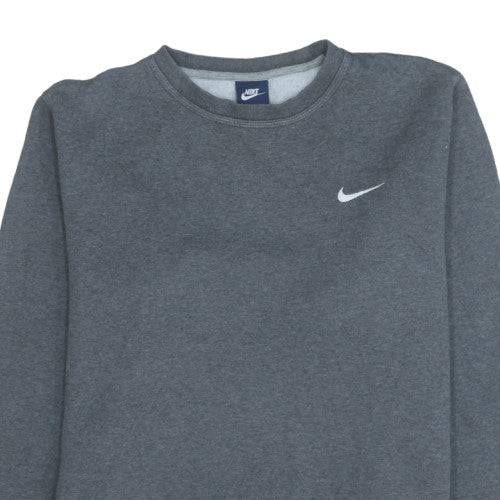 Mens UK Size L Nike Grey Pullover Sweatshirt