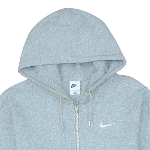 Mens UK Size L Nike Grey Full Zip Hoodie